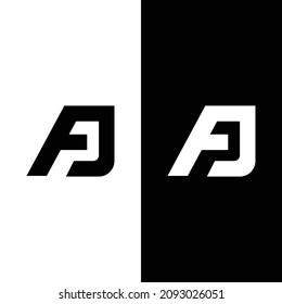 P, FPJ, APJ, AJ, or FJ initial-based logo. Alphabet icon logo combine two letters. Brand identity for companies, businesses, and organizations.
