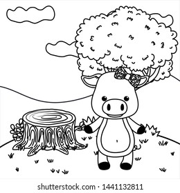 P g cartoon design vector illustrator