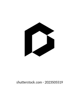 p g pg gp initial logo design vector template