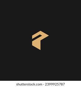 P geometric Letter Logo Business Template icon Vector,
