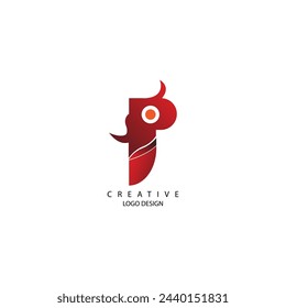 P Gradient Vector latter Logo Design. Creative Logo. Vector Illustration logo. letters. Creative Minimal feminine monogram. Elegant leaves. Modern design.