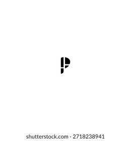p h letter vector logo company design
