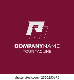 Logotipo P y H Vector de Plantilla de diseño