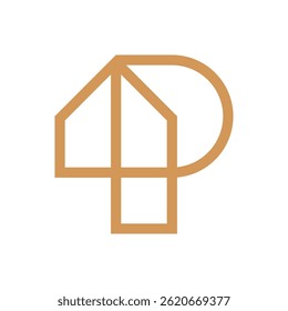 P house criativo linha logotipo design