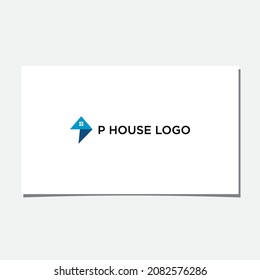 P HOUSE PAPER LOGO DESIGN