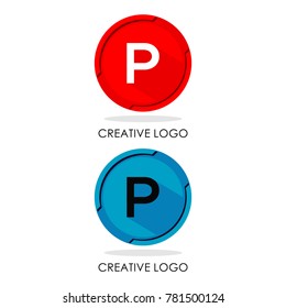 P icon logo Design