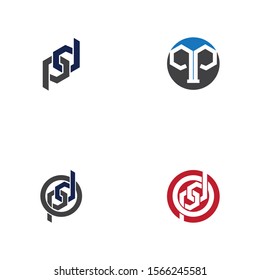 P icon Vector Illustration design Logo template