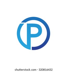 P Initial Circle Company Po Op Stock Vector (Royalty Free) 320816432 ...