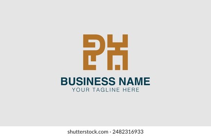 P  initial logo | initial based abstract modern minimal creative logo, vector template image. luxury logotype logo, real estate homie . typography . initials 