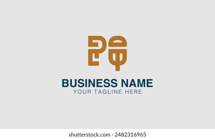 P  initial logo | initial based abstract modern minimal creative logo, vector template image. luxury logotype logo, real estate homie . typography . initials 