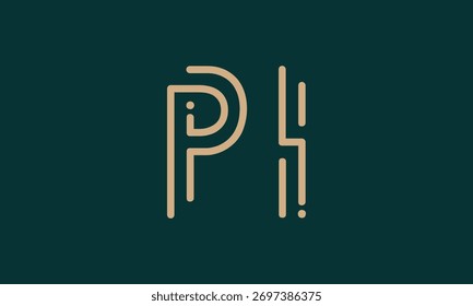 P logotipo inicial | inicial baseado abstrato moderno logotipo criativo mínimo, imagem de modelo vetorial. logotipo logotipo de luxo, imobiliário homie . tipografia . iniciais