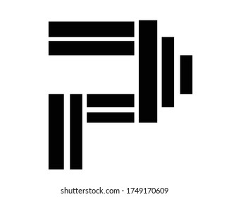 p initial logo letter designs 