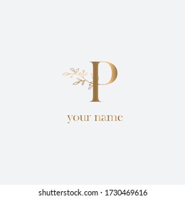 Logotipo inicial Modelos minimalistas modernos y florales para tarjetas de invitación, identidad de logotipo para restaurante, boutique, logotipo de escritura a mano de café de la firma inicial, vector de boda 