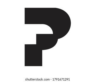 p initials and creative logo letter designs