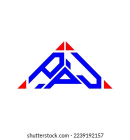 Logotipo de letra P J diseño creativo con gráfico vectorial, logotipo P J simple y moderno.