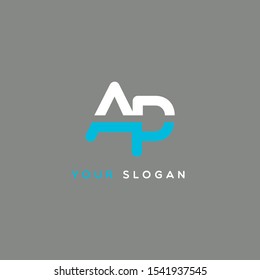 A & P Joint logo design vector template
