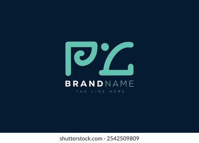 P and L logo design. PL abstract Letters Logo Monogram. This logo design is the process of creating a visual symbol that represents a brand, company, or individual.