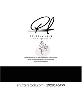 
P L PL Initial letter handwriting and signature logo. Beauty vector initial logo .Fashion, boutique, floral and botanical
