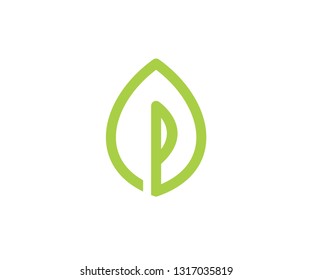 P Leaves grow
simple and clean design