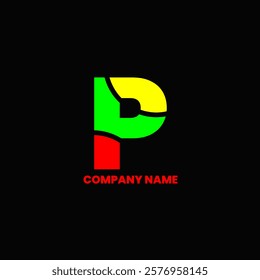 P letter abstract logo design