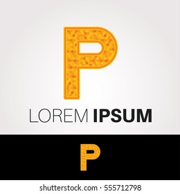 P Letter Abstract Vector Logo Design Template. Creative Typographic Concept Icon