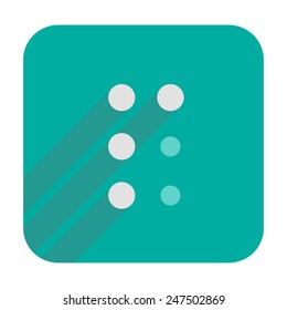 P letter in Braille