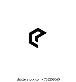 p letter concept logo
