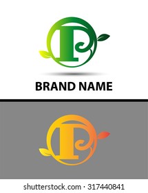 P letter Eco logo
