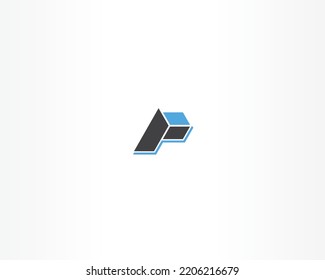 P letter icon concept logo design icon