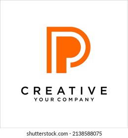 P Letter Icon Logo Design Vector Template