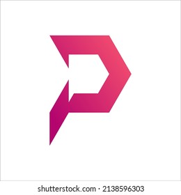 P Letter Icon Logo Design Vector Template