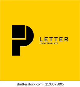 P Letter Icon Logo Vector Template