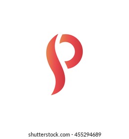 P letter icon vector
