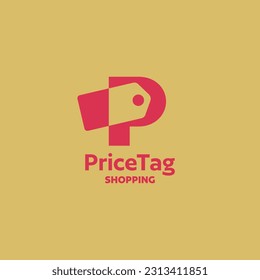 P letter icon vector price tag logo template design. Retail, shopping, e-commerce, online shop, web shop, business sign