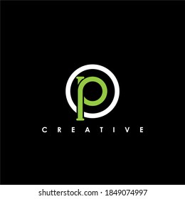 P Letter Initial Logo Design Template Vector Illustration	
