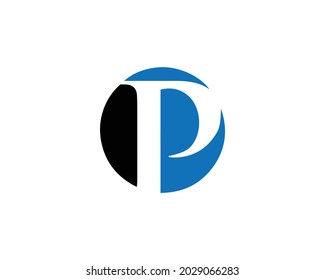 P Letter Initial Logo Design Template.