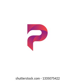 P Letter Logo Stock Vector (Royalty Free) 1335075422 | Shutterstock