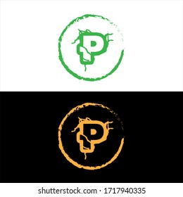 P letter logo abstract design