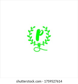 P letter logo abstract design