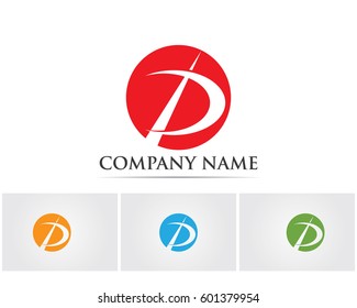 P letter logo business 