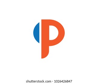 Abstract Letter P Icon Stock Vector (Royalty Free) 142382083