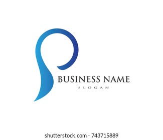 P Letter Logo Business Template Vector icon