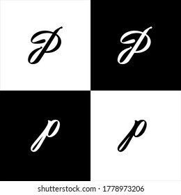 P letter logo concept design