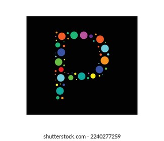 P letter logo creative design vector template