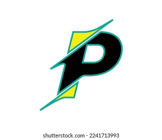 P letter logo creative design vector template