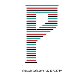 P Letter Logo Creative Design Vector Template