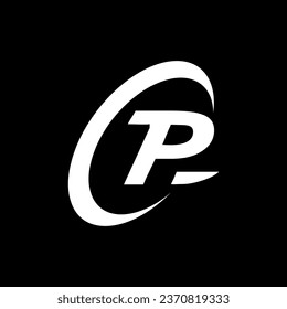 P letter logo design. Alphabet letters Initials Monogram logo P. p logo. p design