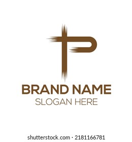 P letter Logo Design for brand