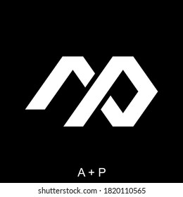 A and P letter for logo design concept. Very suitable in various business purposes, also for icon, symbol and many more.