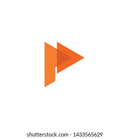 P Letter Logo Design with Creative Modern Trendy